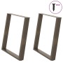 Patas para mesa de comedor en forma de U (2 unidades, acero