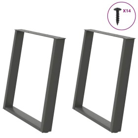 Patas para mesa de comedor en forma de U (2 unidades)