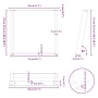 Patas para mesa de comedor en forma de U (2 unidades)