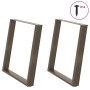 Patas para mesa de comedor en forma de U (2 unidades, acero