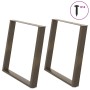 Patas para mesa de comedor en forma de U (2 unidades, acero