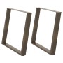 Patas para mesa de comedor en forma de U (2 unidades, acero