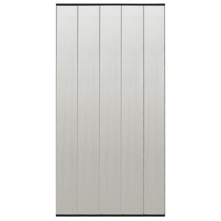 Mosquitera para puerta 5 pzas cortina de malla negro 120x240 cm