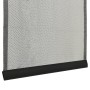 Mosquitera para puerta 5 pzas cortina de malla negro 120x240 cm