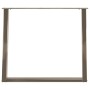 Patas para mesa de comedor en forma de U (2 unidades, acero