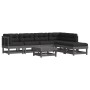 Gartenmöbel-Set 7-teilig und graue Massivholzkissen von vidaXL, Gartensets - Ref: Foro24-3185957, Preis: 675,83 €, Rabatt: %