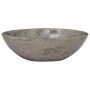 Lavabo gris mármol 53x40x15 cm