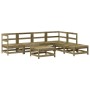 Gartenmöbel-Set 7-teilig und Kissen aus imprägnierter Kiefer\n von vidaXL, Gartensets - Ref: Foro24-3185968, Preis: 670,90 €,...