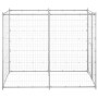 Perrera de exterior de acero galvanizado 110x220x180 cm en Casetas y cercados para perros | Comprar online en Foro24