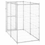 Perrera de exterior de acero galvanizado 110x220x180 cm en Casetas y cercados para perros | Comprar online en Foro24