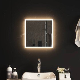 Espejo de baño con LED 40x40 cm