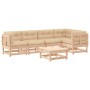 6-teiliges Gartenmöbel-Set und Massivholzkissen von vidaXL, Gartensets - Ref: Foro24-3185983, Preis: 496,79 €, Rabatt: %