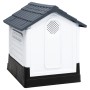 Casa para perro gris 57x68x66 cm polipropileno