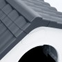 Casa para perro gris 57x68x66 cm polipropileno