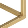 Solid black and gold mango wood console table 90x30x75cm by vidaXL, Sideboards - Ref: Foro24-286518, Price: 223,93 €, Discoun...