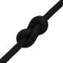 Cuerda de barco polipropileno negro intenso 16 mm 25 m