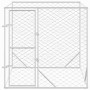 Perrera de exterior acero galvanizado plateado 2x2x2 m en Casetas y cercados para perros | Comprar online en Foro24