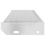 Peldaño de rejilla acero galvanizado 90x24x7 cm
