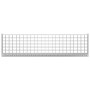 Peldaño de rejilla acero galvanizado 90x24x7 cm