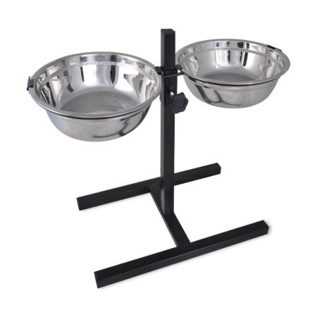 Soporte De Alimentación Ajustable Mascota 2X4.1L Tazón