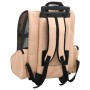 Carro plegable para mascotas multiusos beige