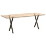 Patas para mesa de comedor en forma de X (2 unidades, acero
