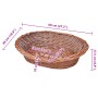 Cesta para perros/cama para mascotas sauce natural 69 cm