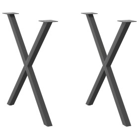 Patas para mesa de comedor en forma de X (2 unidades)