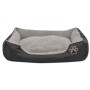 Cama para perro con cojín acolchado Talla M negra