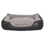 Cama para perro con cojín acolchado Talla L negra