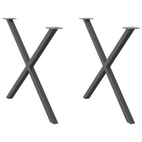 Patas para mesa de comedor en forma de X (2 unidades)