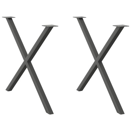 Patas para mesa de comedor en forma de X (2 unidades)