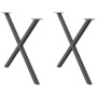 Patas para mesa de comedor en forma de X (2 unidades)