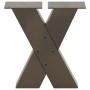Patas para mesa de centro en forma de X (2 unidades, acero