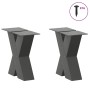 Patas para mesa de centro en forma de X (2 unidades)