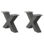 Patas para mesa de centro en forma de X (2 unidades)