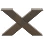 Patas para mesa de centro en forma de X (2 unidades), acero