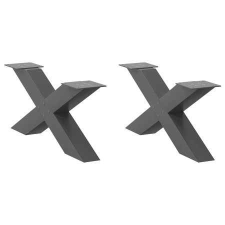 Patas para mesa de centro en forma de X (2 unidades)