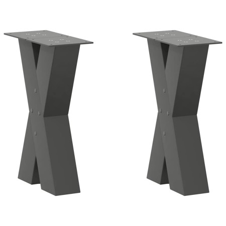 Patas para mesa de centro en forma de X (2 unidades)