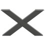 Patas para mesa de centro en forma de X (2 unidades)
