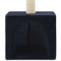 Rascador para gatos con poste de sisal 55 cm azul oscuro