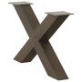 Patas para mesa de centro en forma de X (2 unidades), acero