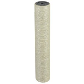 Poste rascador para gatos 8x45 cm 10 mm beige