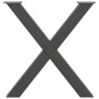 Patas para mesa de comedor en forma de X (3 unidades)