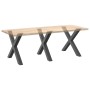 Patas para mesa de comedor en forma de X (3 unidades)