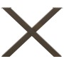 Patas para mesa de comedor en forma de X (3 unidades, acero