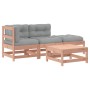 4-teiliges Gartenmöbel-Set mit Kissen aus Douglasienholz von vidaXL, Gartensets - Ref: Foro24-3186030, Preis: 377,59 €, Rabat...