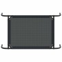 Cama de perro elevada negra textilene S
