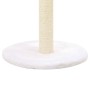 Rascador para gatos con poste de sisal madera natural de sauce