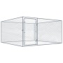 Perrera de exterior de acero galvanizado 2x2x1 m en Casetas y cercados para perros | Comprar online en Foro24